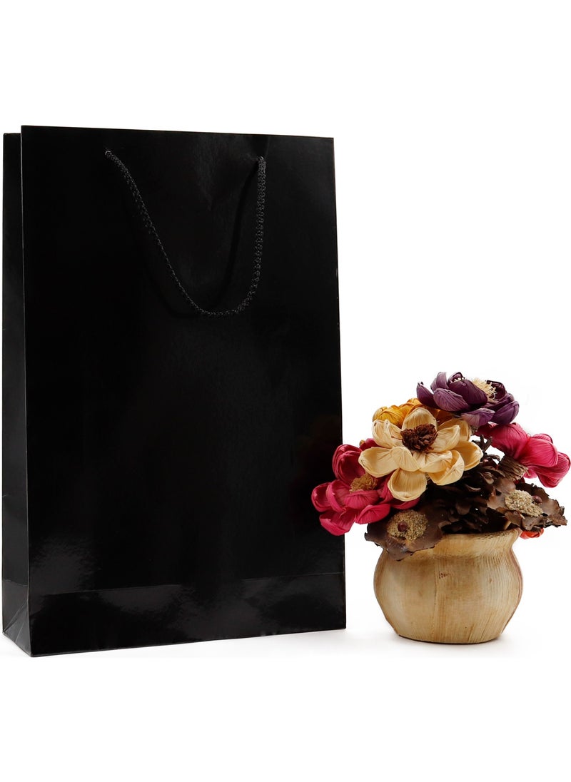 Repro Design Black Premium Cardboard Bag 25 x 38 x 8 cm 2 Gift Bags  - Image 1