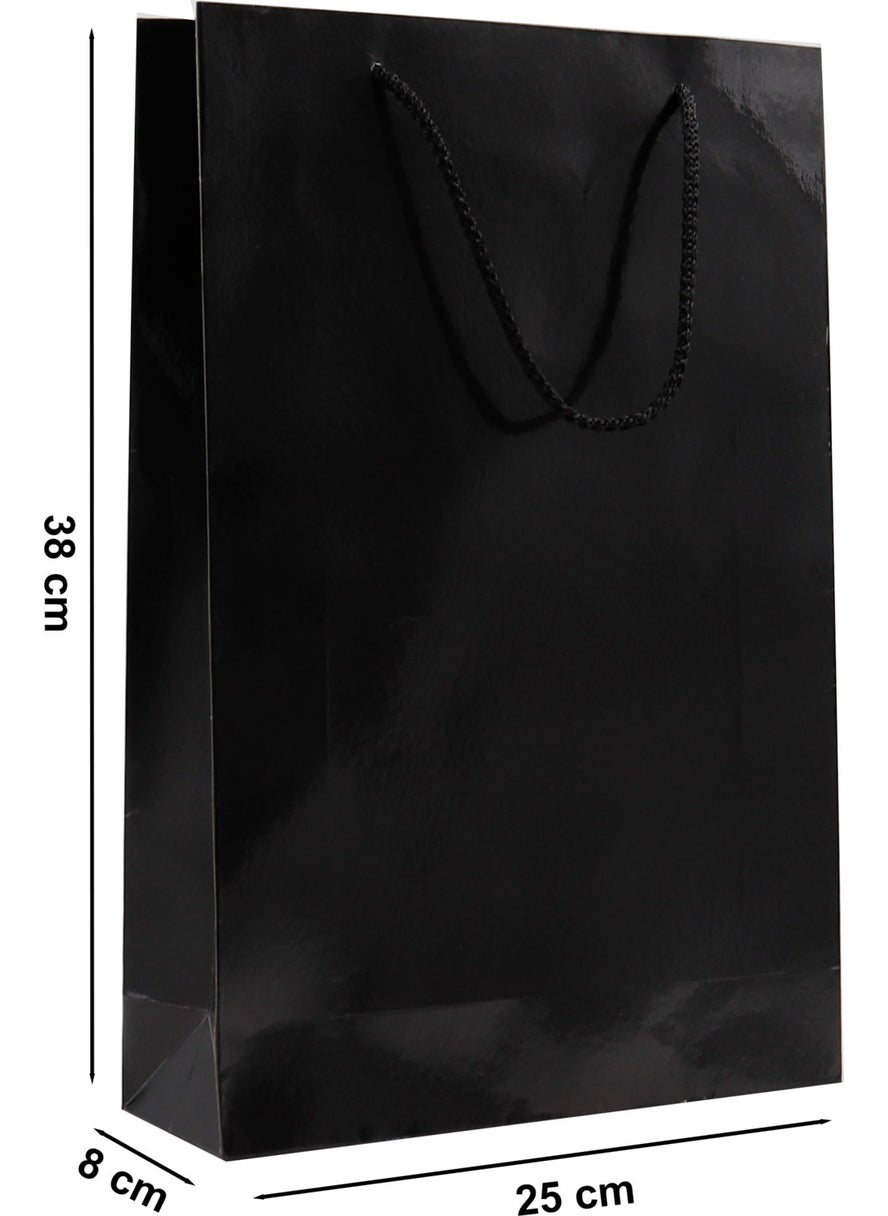 Repro Design Black Premium Cardboard Bag 25 x 38 x 8 cm 2 Gift Bags  - Image 3