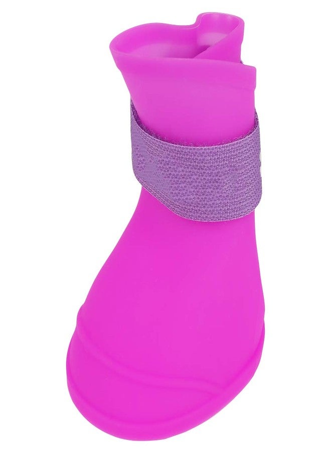 Garosa Anti-Slip Silicone Dog Rain Boots, Non-Slip Rubber Galoshes 4pcs L-Size for Outdoor Protection - Image 4