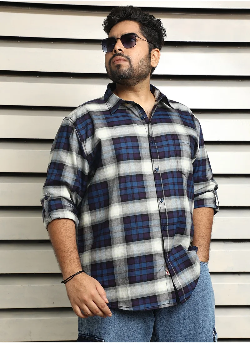 هاي ستار Regular Fit Multicolor Checked Casual Shirt for Men