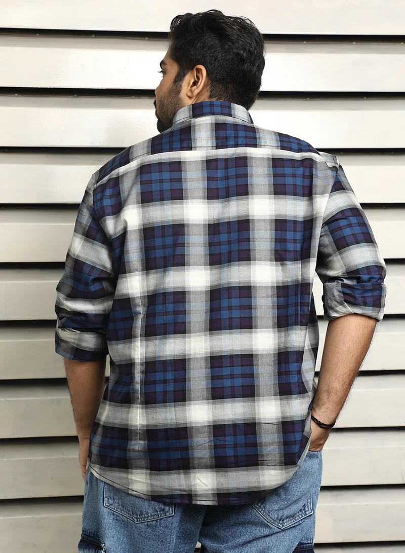 HIGH STAR Regular Fit Multicolor Checked Casual Shirt for Men