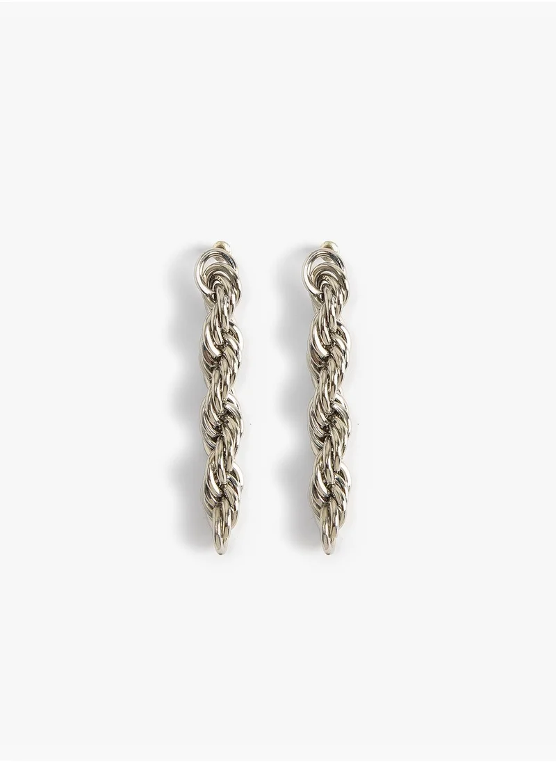 KOTON Twisted Earrings Pendant