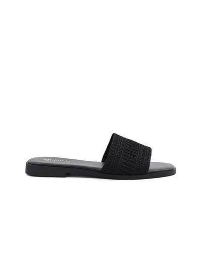 كابلي Cuple Textured Flat Slides