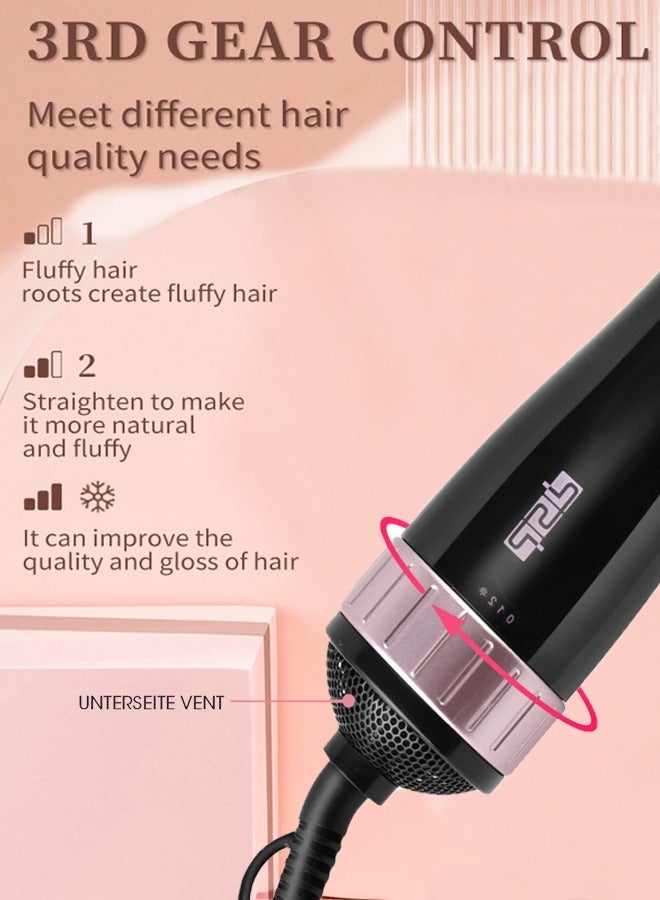 DSP 7 in 1 Hair Styler & Hair Dryer Brush,27000 RPM High-Speed Blow Dryer with Negative Ions for Frizz-Free Styling Fast Drying Curling Volumizing Straightening,1000W 50020 - Image 3