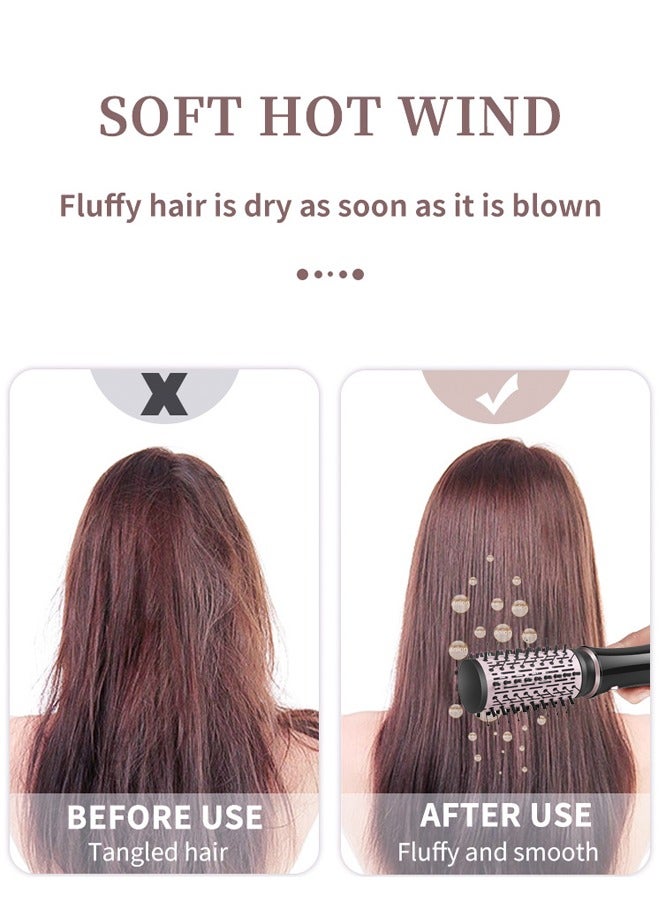 DSP 7 in 1 Hair Styler & Hair Dryer Brush,27000 RPM High-Speed Blow Dryer with Negative Ions for Frizz-Free Styling Fast Drying Curling Volumizing Straightening,1000W 50020 - Image 5