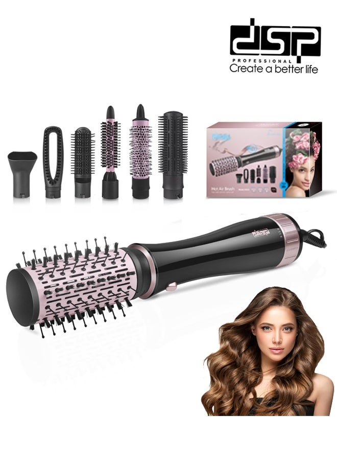 DSP 7 in 1 Hair Styler & Hair Dryer Brush,27000 RPM High-Speed Blow Dryer with Negative Ions for Frizz-Free Styling Fast Drying Curling Volumizing Straightening,1000W 50020 - Image 1