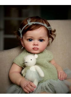 Beauenty 24 inch Reborn Baby Doll Soft Cotton cloth body and silicon Head Hand and leg Newborn real like Baby Doll Girl Toy Gift Dolls  - Image 2