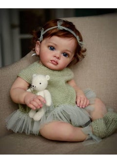 Beauenty 24 inch Reborn Baby Doll Soft Cotton cloth body and silicon Head Hand and leg Newborn real like Baby Doll Girl Toy Gift Dolls  - Image 1