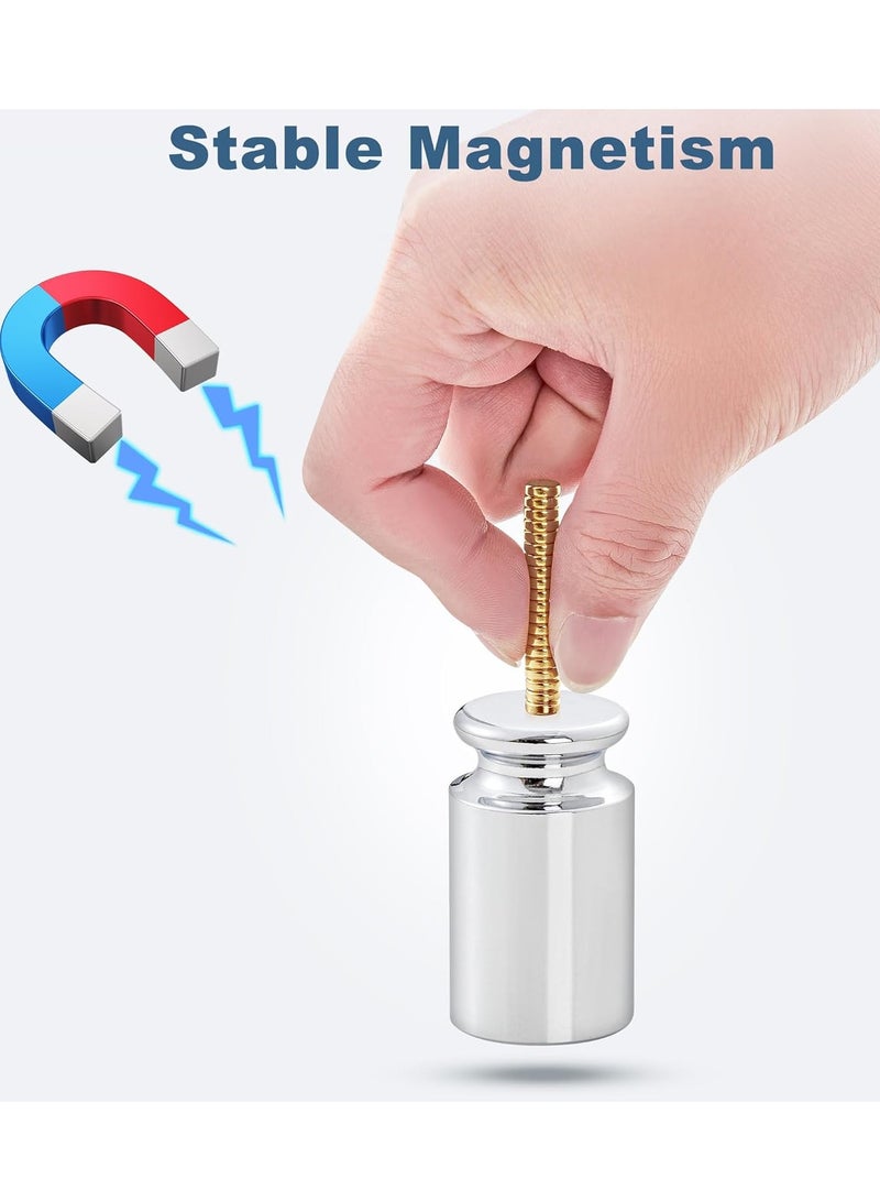 عام 40 قطعة مغناطيس للثلاجة، مغناطيس ثلاجة دائري صغير 6 × 2 مم، مغناطيس دائري صغير من النيوديميوم ممتاز متعدد الاستخدام، للسبورة البيضاء، لوحة الإعلانات، الحرف اليدوية، المنزل، المطبخ، المكتب، المدرسة (ذهبي) - Image 4