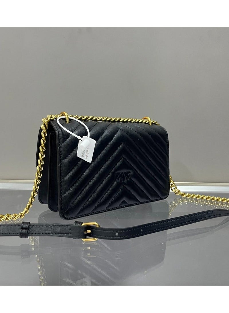 Pinko Chain Square Crossbody Shoulder Bag 21*13*6cm - Image 3