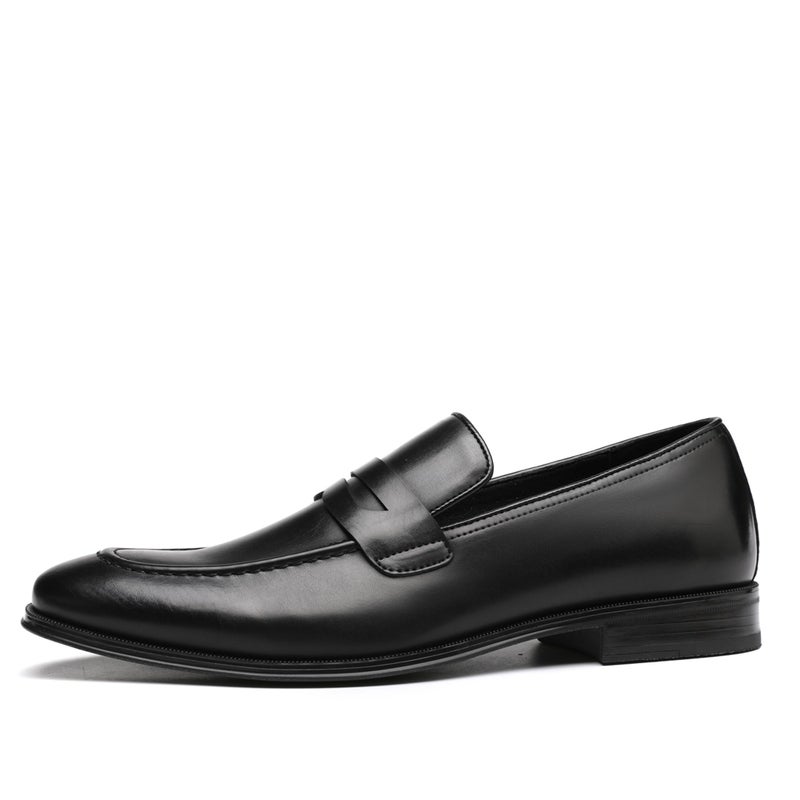 DECARSDZ Mens Dress Penny Loafers Shoes for Men Classic Wedding Business Slip On Formal Shoe - Image 3