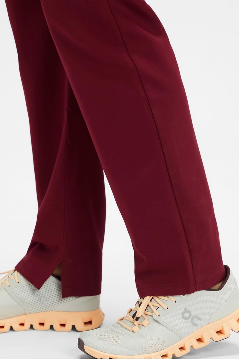 Fabletics Women's Performance Scrub Pant - MotionTech, 4-Way Stretch, Pocket-Packed, Lightweight, Semi-Slim Fit, L/Regular 28 in | 28, Wine - Image 5