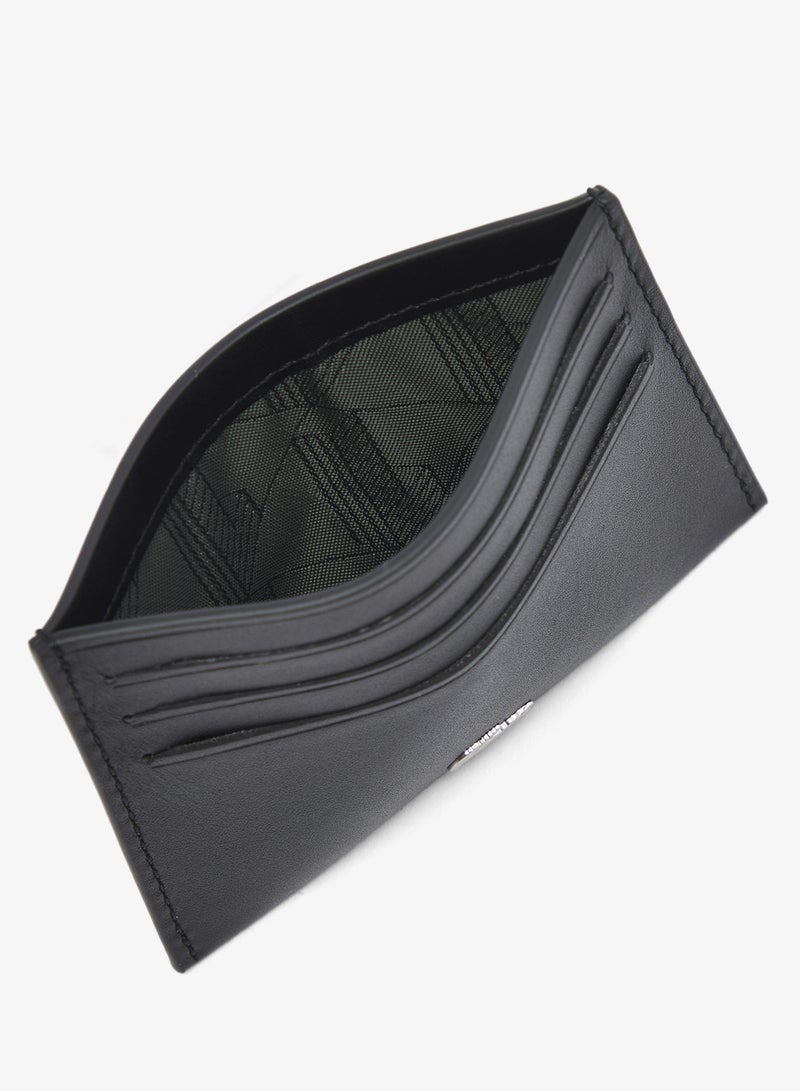 LACOSTE Nomogramme Embossed Leather Card Holder - Image 4