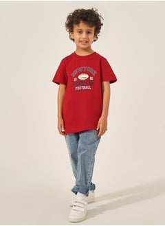 Styli Slogan Print Round Neck T-Shirt  - Image 2