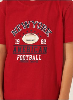 Styli Slogan Print Round Neck T-Shirt  - Image 3