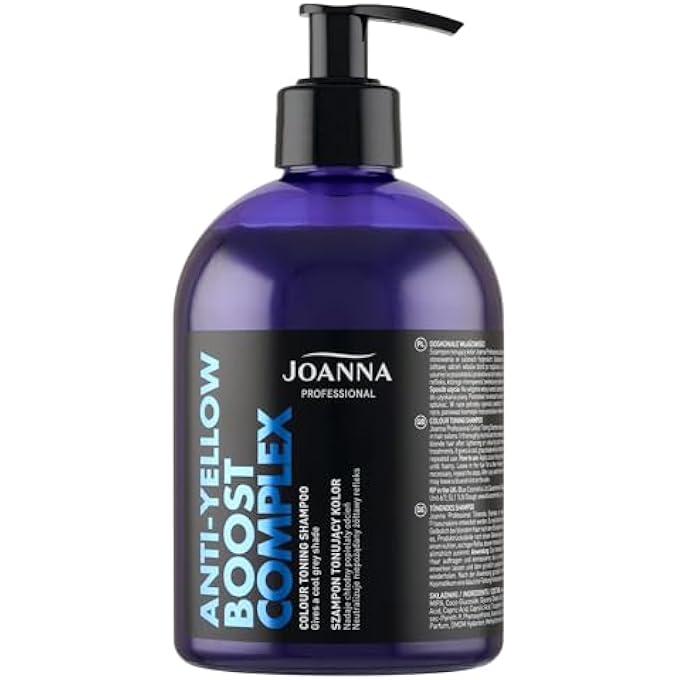 JOANNA PROFESSIONAL REVITALISATION TINT SHAMPOO IN SILVER-GREY FOR HAIR - WITH MICRO PROTEIN - LASTING REVITALISATION - CURL SHINE & COLOUR COLD GREY - 500 G - Image 2