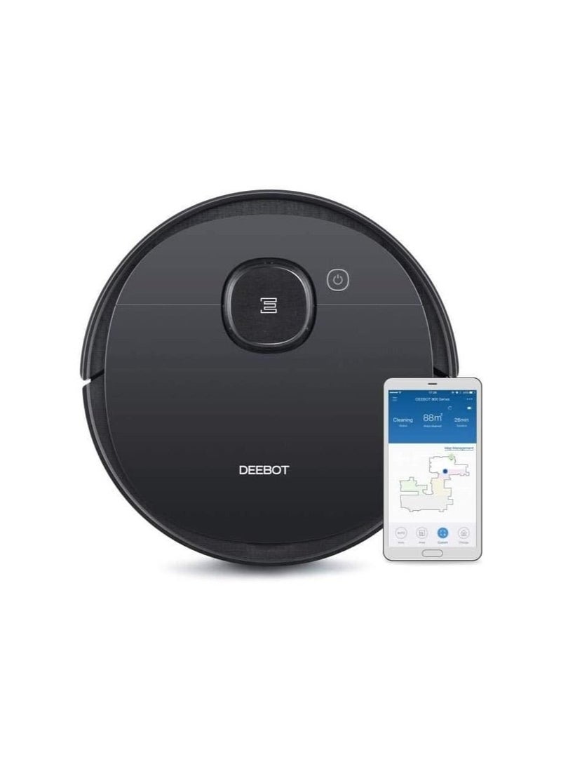 إيكوفاكس - مكنسة كهربائية روبوتية من Ecovacs DEEBOT OZMO950، مكنسة كهربائية ومسح 2 في 1 مع تقنية الليزر الذكية Navi 3.0، وقت عمل 200 دقيقة، رسم خرائط متعددة الأرضيات، جدار افتراضي، تعمل على السجاد والأرضيات ا - Image 1