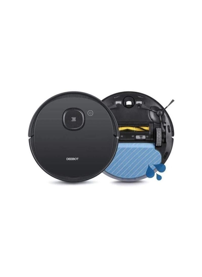 إيكوفاكس - مكنسة كهربائية روبوتية من Ecovacs DEEBOT OZMO950، مكنسة كهربائية ومسح 2 في 1 مع تقنية الليزر الذكية Navi 3.0، وقت عمل 200 دقيقة، رسم خرائط متعددة الأرضيات، جدار افتراضي، تعمل على السجاد والأرضيات ا - Image 1