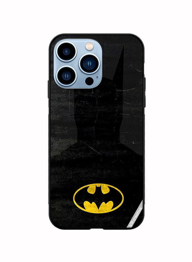 VR CREATIVE غطاء حماية لهاتف آبل آيفون 14 برو ماكس بتصميم باتمان متعدد الألوان - Image 1