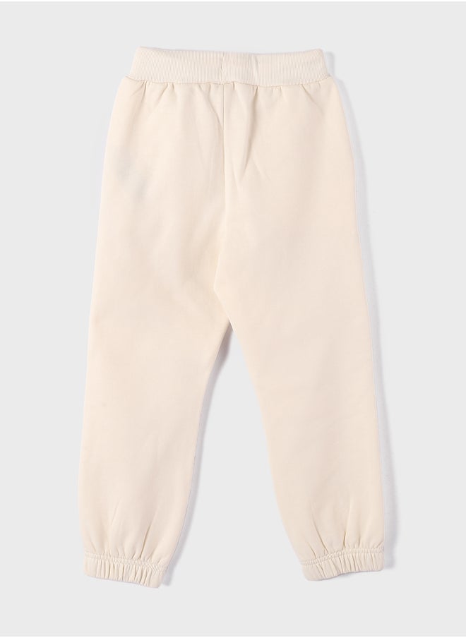LC WAIKIKI Elastic Waist Printed Girl'S Sweatpants  - Image 2