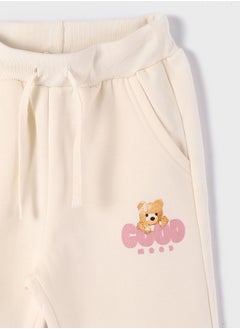 LC WAIKIKI Elastic Waist Printed Girl'S Sweatpants  - Image 3