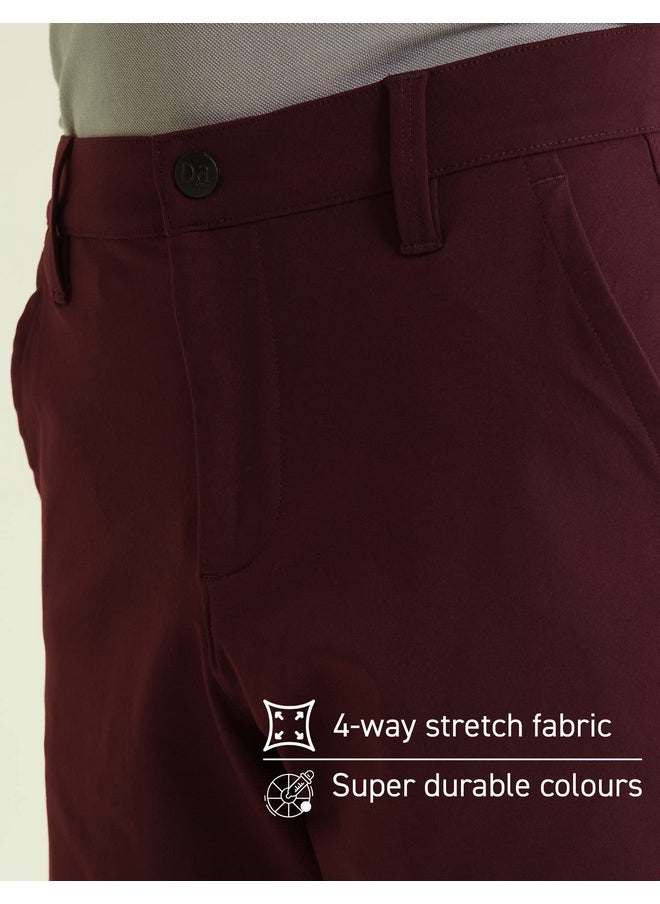 DaMENSCH - DAMENSCH Men's Shorts (Dam-FSHT-POR-M_Maroon_M) - Image 1