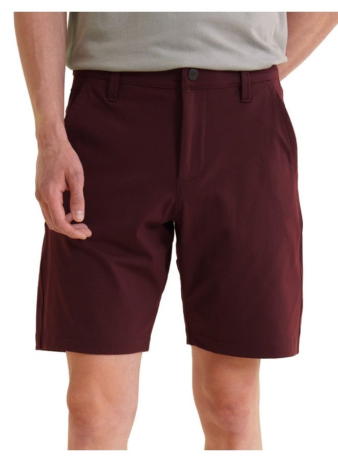 DaMENSCH - DAMENSCH Men's Shorts (Dam-FSHT-POR-M_Maroon_M) - Image 1