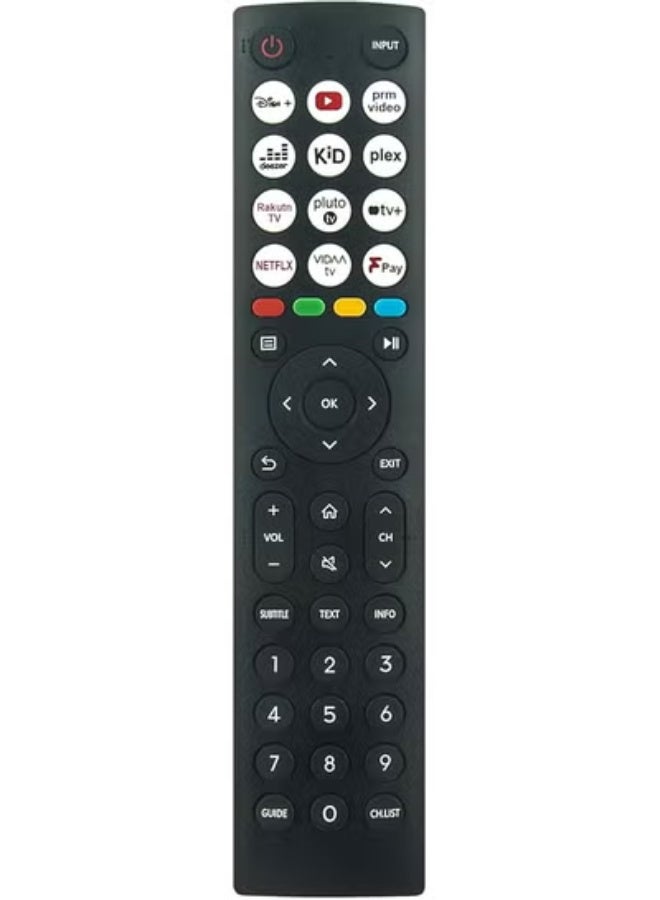 ELTRAZONE EN2N36H Replacement Remote Control Compatible with Hisense Smart TVs – Works with T325573, 32E4KTUK, 40A5KQTUK, 40E4KTUK, 32A5KQTUK, 32A4KTUK, 40A4KTUK – Plug-and-Play, Long-Range IR Signal, Durable Design, No Programming Required - Image 2