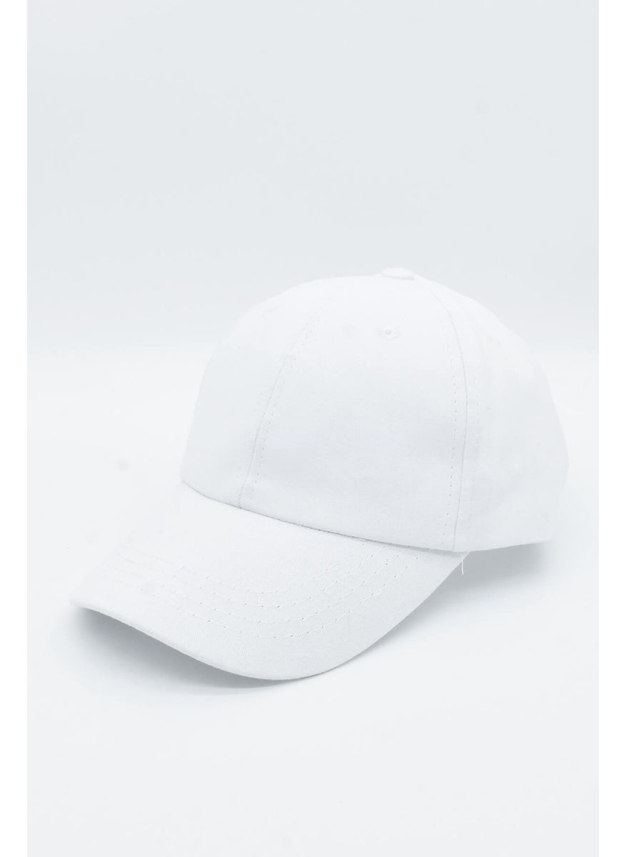 Külah - Cone Women's Cotton White Cap Baseball Cap - Image 1