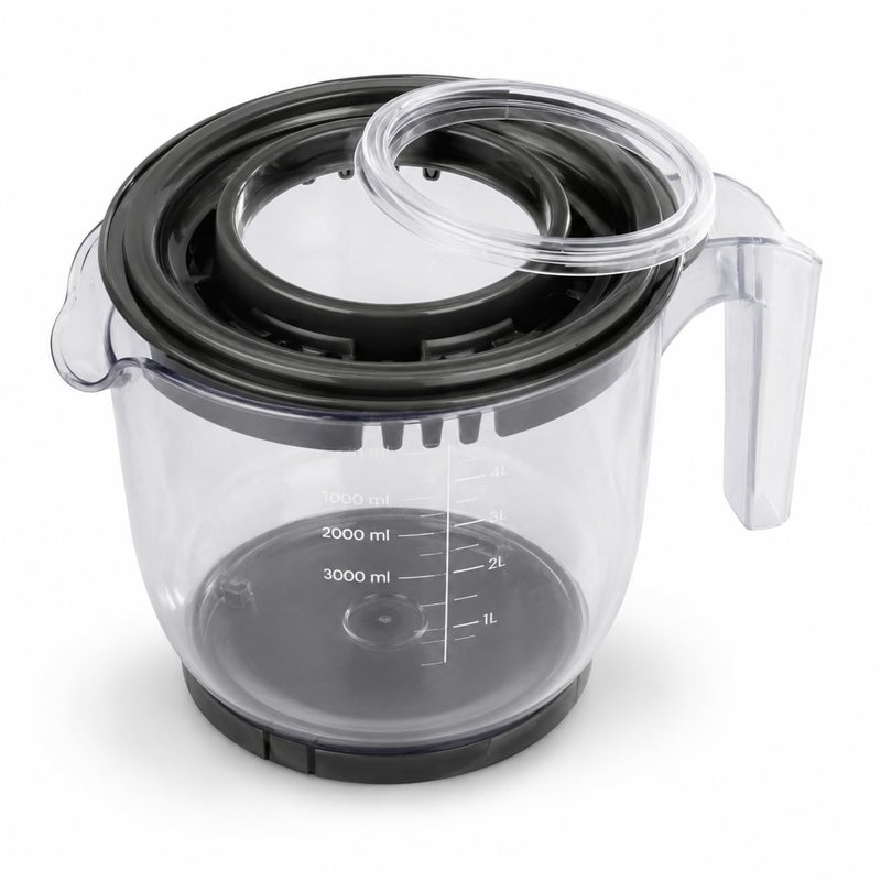 2.2L Food Grade Measuring Pitcher with Lid, Kitchen Mixing Container for Batter, Cooking Ingredients, Meal Prep and Drinks - Image 1