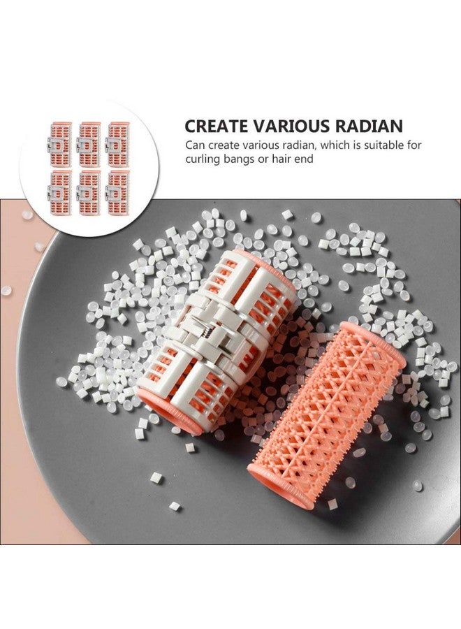 KALLORY 6Pcs Hair Rollers Hair Curlers Self Grip Hair Curlers Hairdressing Rollers With Clips Hair Styling Tools For Girls - Image 5
