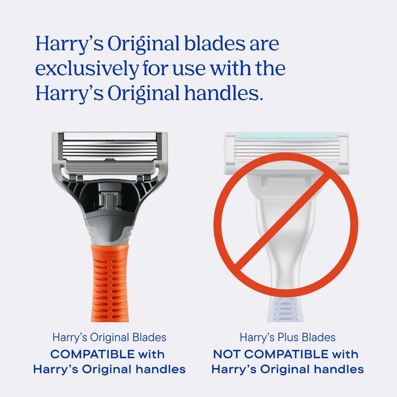 Harry's Razor Blades for Men - 10 Count - Premium Razor Blade Refill Cartridges - Image 3