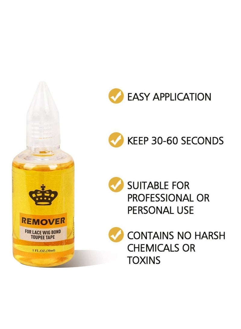 ELTRAZONE Removes Hair Glue, Wig Tape, Double Sided Extension Tape,30ml Tape Remover for Hair Extensions Remover for Lace Wig Bond Toupee Tape in Hair Extensions Adhesive - Image 4