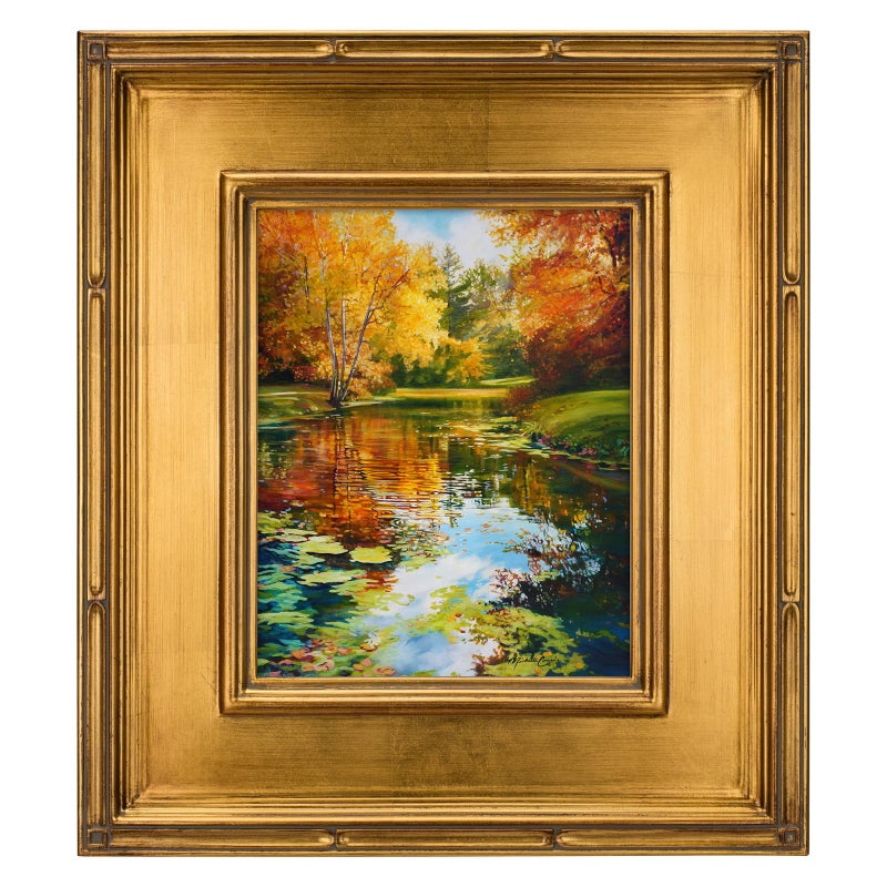 Creative Mark Museum Plein Aire Ornate Picture Frame - 16x20 - Gold Leaf - Pack of 1, High-End Antique Style Frames - Open Back with No Glass or Backing - Image 4