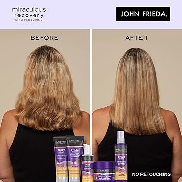 John Frieda250 ml Pack of 1 Frizz Ease Miraculous Recovery Shampoo 250ml - Image 5