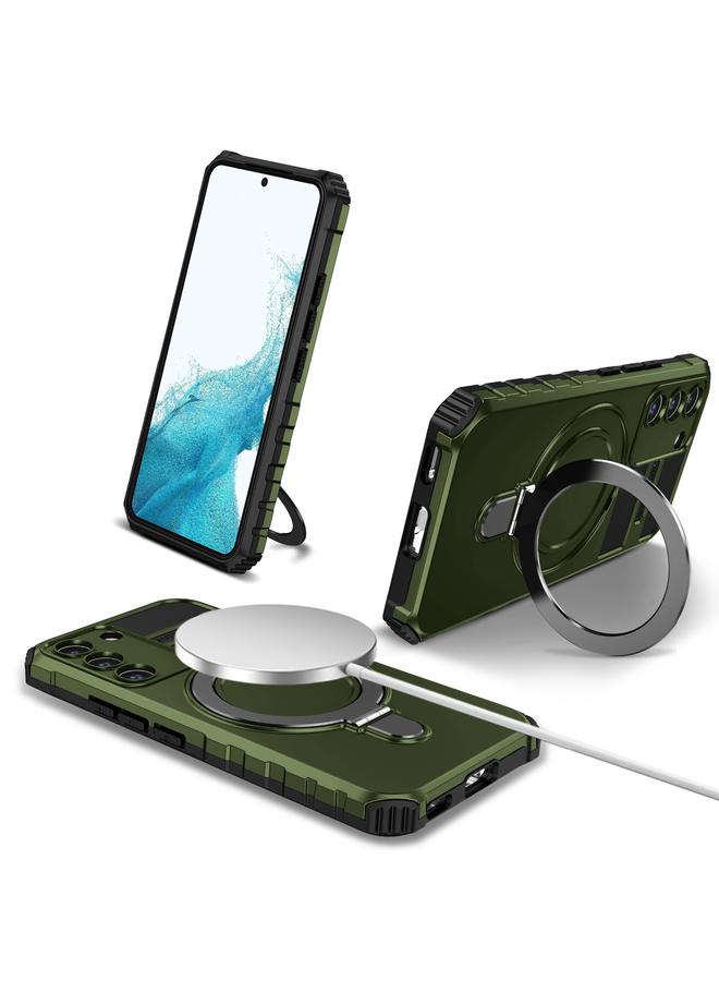 S-TOP Case For Samsung Galaxy S22 5G MagSafe Magnetic Holder Phone Case - Image 1