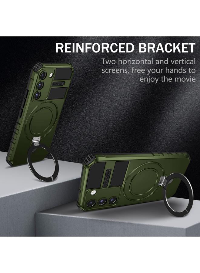 S-TOP Case For Samsung Galaxy S22 5G MagSafe Magnetic Holder Phone Case - Image 3
