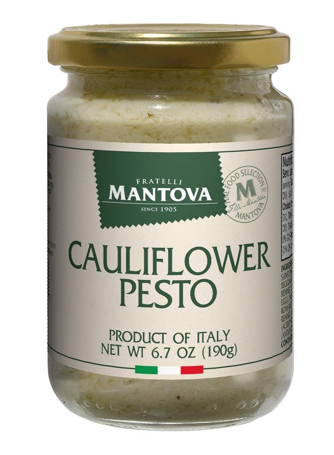 MANTOVA Cauliflower Pesto, 6.7 oz (Pack of 2) - Image 1