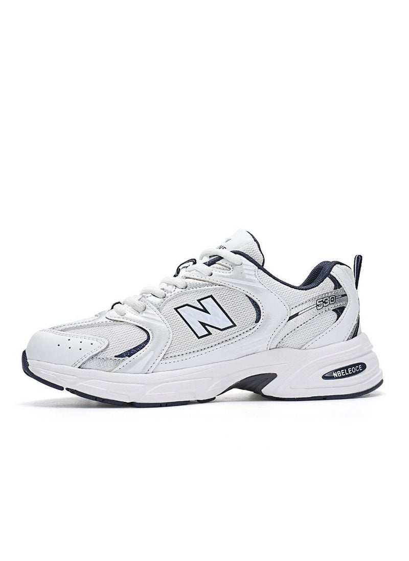 New Balance - New Balance Silver Retro Elevated Casual Breathable Sneakers - Image 1