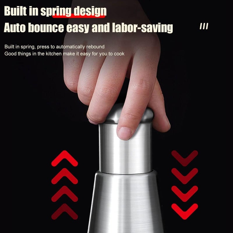 Suicune Pressed Garlic Chopper Safe Stainless Steel Hand Food Chopper Garlic Press Multifunctional Manual Vegetable Chopper Cutter for Onion Salad Chopper Garlic Crusher Masher Kitchen Tools - Image 2
