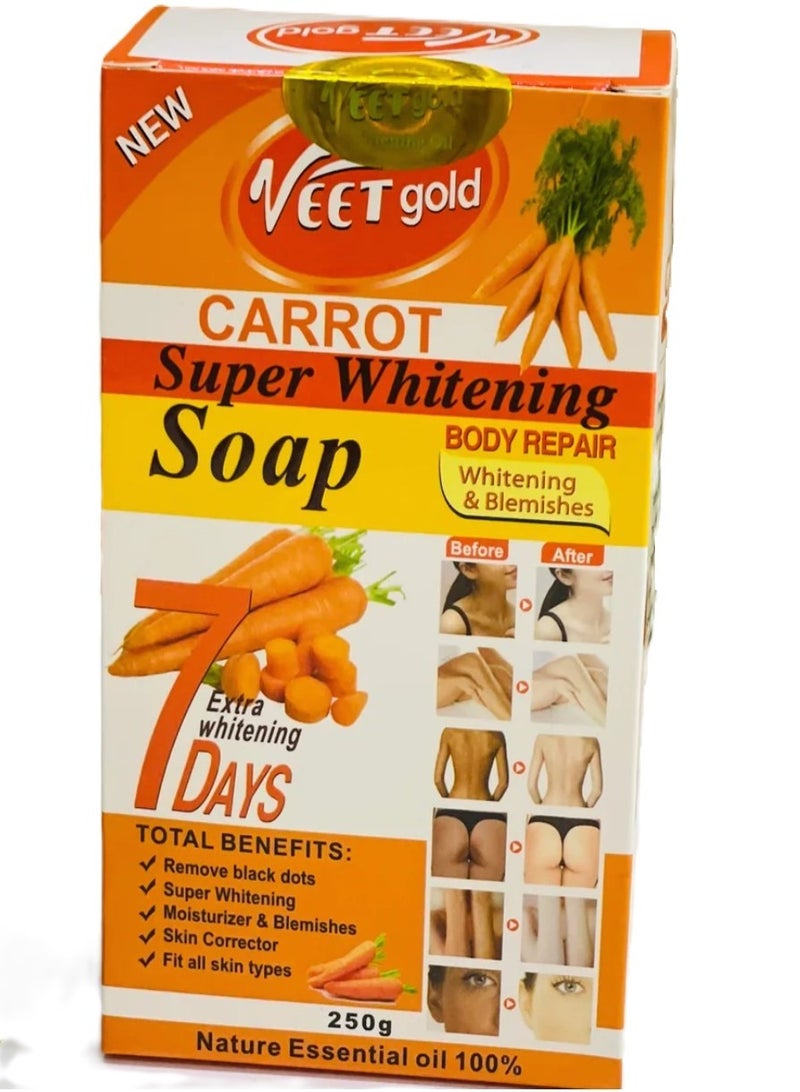 Ultra Whitening Carrot Soap 250g