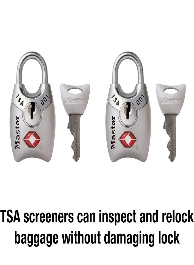 Master Lock 4689T TSA Approved Keyed Lock, 2 Pack, Colors May Vary - Image 3