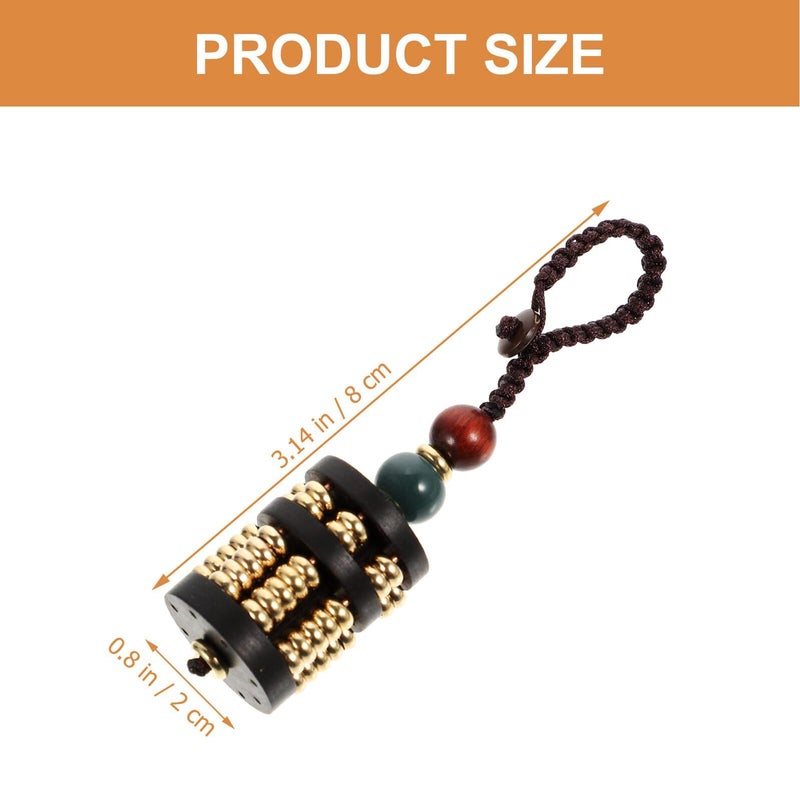 Mini Abacus Keychain Pendant Glossy Car Key Ring Decorative Accessory - Image 3