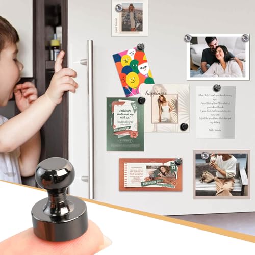 MIN CI 25Pcs Strong Fridge Magnets, Refrigerator Magnets for Whiteboard, Magnetic Push Pins Small Whiteboard Magnets for Classroom, Magnetic Decorative Magnets, Locker Accessories and Dry Erase Magnets - Image 5