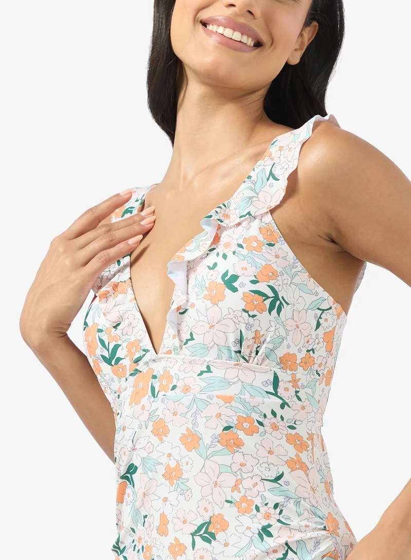 ELLA Floral Print Swimsuit