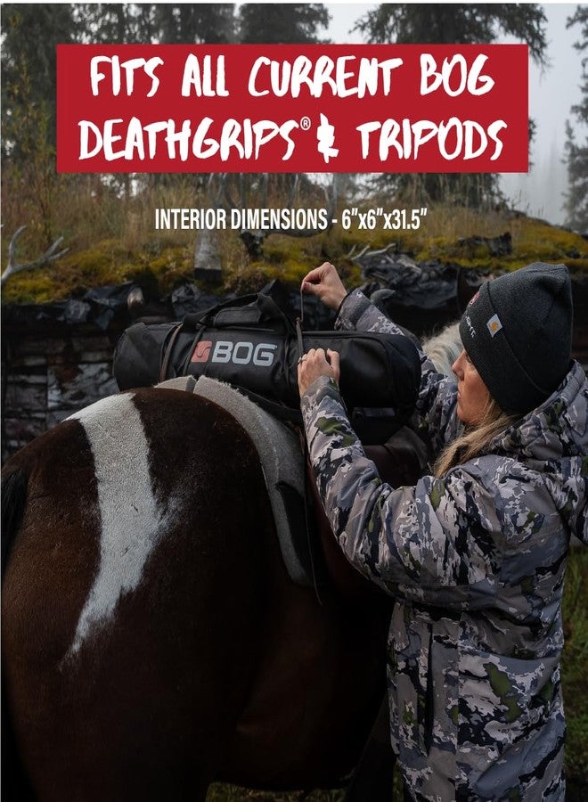 بوج حقيبة حمل ثلاثية القوائم BOG DeathGrip مزودة بحزام كتف مبطن وغطاء خارجي مقاوم للماء لحوامل الكاميرات المخصصة للصيد - Image 4