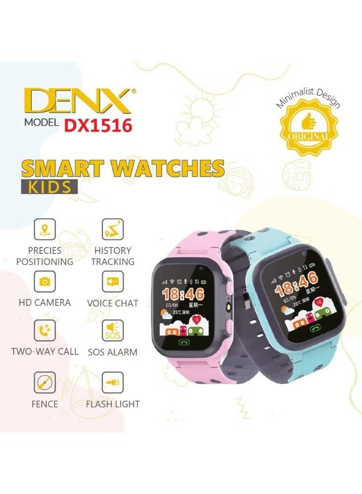 DENX Kids Smart Watch DX1516 – Child Positioning Phone Watch - Image 4