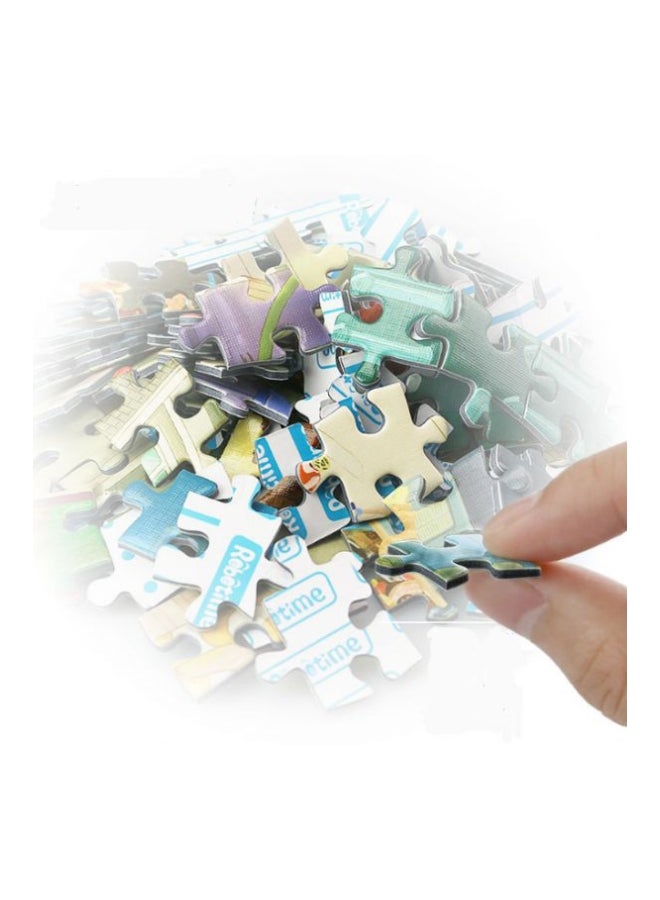 طقم أحجية على شكل خريطة العالم من 100 قطعة - Image 2