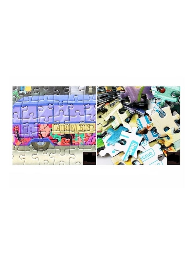 طقم أحجية على شكل خريطة العالم من 100 قطعة - Image 3