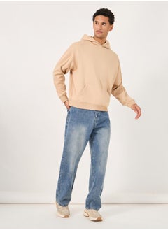 Styli Mid Rise Relaxed Fit Jeans with Pockets  - Image 2